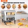imageVEVOR Commercial Conveyor Toaster 300 SlicesHour Heavy Duty Stainless Steel Electric Restaurant Toaster for Toast Bun Bagel Bread300PCSHour