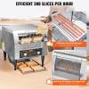 imageVEVOR Commercial Conveyor Toaster 300 SlicesHour Heavy Duty Stainless Steel Electric Restaurant Toaster for Toast Bun Bagel Bread300PCSHour