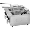 imageVEVOR Commercial Deep Fryer 2 x 9Qt  85L Double Oil Fryer with 2 Baskets 1mm Thickened Stainless Steel Dual Tank 3500W Electric Countertop Fryer Time ampamp Temp Control for Kitchen Restaurant UseDouble Tank