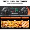 imageVEVOR Commercial Deep Fryer Dual Tank 3000W Electric Countertop Fryer with Basket 2 x 116Qt11L Double Stainless Steel Oil Fryer with Drain Time ampamp Temp Control for Kitchen Restaurant UseUpgraded with Timer  Oil Filtration