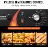 imageVEVOR Commercial Deep Fryer Dual Tank 3000W Electric Countertop Fryer with Basket 2 x 116Qt11L Double Stainless Steel Oil Fryer with Drain Time ampamp Temp Control for Kitchen Restaurant UseDeep Fryer