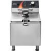 imageVEVOR Commercial Deep Fryer Dual Tank 3000W Electric Countertop Fryer with Basket 2 x 116Qt11L Double Stainless Steel Oil Fryer with Drain Time ampamp Temp Control for Kitchen Restaurant UseDeep Fryer