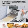 imageVEVOR Commercial Dough Sheeter Machine 197Inch Reversible Puff Pastry Sheeter and Fondant Roller Electric Dough Roller 014quot Adjustable Thickness Folding Dough Sheeter for Bakeries Pastries157 inch