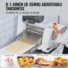 imageVEVOR Commercial Dough Sheeter Machine 197Inch Reversible Puff Pastry Sheeter and Fondant Roller Electric Dough Roller 014quot Adjustable Thickness Folding Dough Sheeter for Bakeries Pastries197 inch