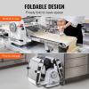 imageVEVOR Commercial Dough Sheeter Machine 197Inch Reversible Puff Pastry Sheeter and Fondant Roller Electric Dough Roller 014quot Adjustable Thickness Folding Dough Sheeter for Bakeries Pastries157 inch