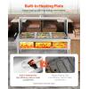 imageVEVOR Commercial Electric Food Warmer 7 Pans  2 Pots Steam Table 1800W Professional Buffet Catering Food Warmer with Shield Undershelf Wheels Stainless Steel Server for Party Restaurant9Pan