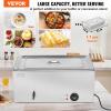 imageVEVOR Commercial Food Warmer 1500W Electric Stainless Steel Steam Food Warmer with Lid 6Pan Fast Heating Countertop Buffet Bain Marie with Soup ampamp Perforated Ladles for Catering Restaurant Party1x11Pan 24QT