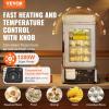 imageVEVOR Commercial Food Warmer Display 5Tier Food Steamer Bun Warmer Machine 86230 Temperature Control Stainless Steel Steamed Buns Warmer with LED Steam Heating for Steamed Buns Siomai CornBun Warmer