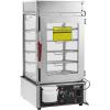 imageVEVOR Commercial Food Warmer Display 5Tier Food Steamer Bun Warmer Machine 86230 Temperature Control Stainless Steel Steamed Buns Warmer with LED Steam Heating for Steamed Buns Siomai CornBun Warmer