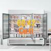 imageVEVOR Commercial Freezer 6042 Cuft Reach In 825quot W Upright Freezer 3 Doors AutoDefrost Stainless Steel Reachin Freezer with 12 Adjustable Shelves 13 to 5 Temp Control LED Lighting 4 WheelsFreezer