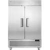 imageVEVOR Commercial Freezer 6042 Cuft Reach In 825quot W Upright Freezer 3 Doors AutoDefrost Stainless Steel Reachin Freezer with 12 Adjustable Shelves 13 to 5 Temp Control LED Lighting 4 WheelsRefrigerator