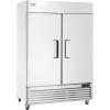 imageVEVOR Commercial Freezer 6042 Cuft Reach In 825quot W Upright Freezer 3 Doors AutoDefrost Stainless Steel Reachin Freezer with 12 Adjustable Shelves 13 to 5 Temp Control LED Lighting 4 WheelsRefrigerator