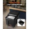 imageVEVOR Commercial Ice Bin Underbar Ice Bin Stainless Steel Ice Chest with Sliding Lid Bottle Holders Adjustable Bullet Feet Cooler Cart Cocktail Unit for Bar Restaurant Pub315 x 228 x 29 inch