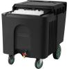imageVEVOR Commercial Ice Bin Underbar Ice Bin Stainless Steel Ice Chest with Sliding Lid Bottle Holders Adjustable Bullet Feet Cooler Cart Cocktail Unit for Bar Restaurant Pub315 x 228 x 29 inch