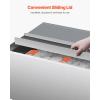 imageVEVOR Commercial Ice Bin Underbar Ice Bin Stainless Steel Ice Chest with Sliding Lid Bottle Holders Adjustable Bullet Feet Cooler Cart Cocktail Unit for Bar Restaurant Pub24 x 191 x 368 inch