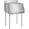 imageVEVOR Commercial Ice Bin Underbar Ice Bin Stainless Steel Ice Chest with Sliding Lid Bottle Holders Adjustable Bullet Feet Cooler Cart Cocktail Unit for Bar Restaurant Pub24 x 242 x 37 inch
