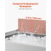 imageVEVOR Commercial Ice Bin Underbar Ice Bin Stainless Steel Ice Chest with Sliding Lid Bottle Holders Adjustable Bullet Feet Cooler Cart Cocktail Unit for Bar Restaurant Pub24 x 19 x 37 inch