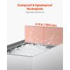imageVEVOR Commercial Ice Bin Underbar Ice Bin Stainless Steel Ice Chest with Sliding Lid Bottle Holders Adjustable Bullet Feet Cooler Cart Cocktail Unit for Bar Restaurant Pub12 x 19 x 37 inch