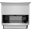 imageVEVOR Commercial Ice Bin Underbar Ice Bin Stainless Steel Ice Chest with Sliding Lid Bottle Holders Adjustable Bullet Feet Cooler Cart Cocktail Unit for Bar Restaurant Pub24 x 242 x 37 inch