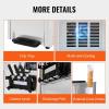 imageVEVOR Commercial Ice Cream Machine 1828 LH Yield 1850W 3Flavor Countertop Soft Serve Ice Cream Maker 2 x 55L Stainless Steel Cylinder LED Panel Auto Clean Precooling for Restaurant BarsNew Countertop 3 Flavors Flagship Model