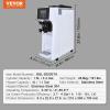 imageVEVOR Commercial Ice Cream Machine 2400w 1Flavor Hard Serve Ice Cream Maker 2025LH Yield 8L Stainless Steel Cylinder Digital Control Auto Clean Adjustable Texture for Restaurants Snack BarsCountertop 1 Flavors Basic Model