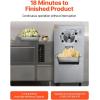 imageVEVOR Commercial Ice Cream Machine 2400w 1Flavor Hard Serve Ice Cream Maker 2025LH Yield 8L Stainless Steel Cylinder Digital Control Auto Clean Adjustable Texture for Restaurants Snack BarsNew Vertical Hard Ice Cream Machine
