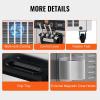 imageVEVOR Commercial Ice Cream Machine 3444 LH Yield 3400W 3Flavor Freestanding Soft Serve Ice Cream Maker 2 x 9L Stainless Steel Hopper LED Panel Allows Single Cylinder Use Overnight Refrigeration