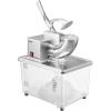 imageVEVOR Commercial Ice Crusher 661LBSH 350W Electric Snow Cone Machine with 4 Blades 2000RPM Stainless Steel Shaved Ice Machine with 11 Gal CrushedIce Box for Family Restaurants Bars BlueSilver
