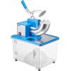 imageVEVOR Commercial Ice Crusher 661LBSH 350W Electric Snow Cone Machine with 4 Blades 2000RPM Stainless Steel Shaved Ice Machine with 11 Gal CrushedIce Box for Family Restaurants Bars BlueBlue
