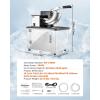 imageVEVOR Commercial Ice Crusher 661LBSH 350W Electric Snow Cone Machine with 4 Blades 2000RPM Stainless Steel Shaved Ice Machine with 11 Gal CrushedIce Box for Family Restaurants Bars BlueBlack
