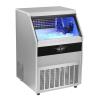 imageVEVOR Commercial Ice Maker 160lbs24H Ice Maker Machine 80 Ice Cubes in 1215 Minutes Freestanding Cabinet Ice Maker with 66lbs Storage Capacity LED Digital Display for Bar Home Office Restaurant440LBS24H