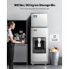 imageVEVOR Commercial Ice Maker 300 LbsDay Ice Maker Machine 180 Lbs Large Ice Storage Bin with 20 LbsMin Automatic Ice Dispensing SelfCleaning Ice Machine with Touchscreen for Bar Cafe Restaurant