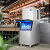 imageVEVOR Commercial Ice Maker 360LBS24H Ice Making Machine with 3307LBS Large Storage Bin 700W Auto SelfCleaning Ice Maker Machine with 35inch LED Panel for Bar Cafe Restaurant Business360LBS24H