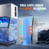 imageVEVOR Commercial Ice Maker 360LBS24H Ice Making Machine with 3307LBS Large Storage Bin 700W Auto SelfCleaning Ice Maker Machine with 35inch LED Panel for Bar Cafe Restaurant Business360LBS24H