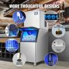 imageVEVOR Commercial Ice Maker 360LBS24H Ice Making Machine with 3307LBS Large Storage Bin 700W Auto SelfCleaning Ice Maker Machine with 35inch LED Panel for Bar Cafe Restaurant Business360LBS24H