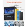 imageVEVOR Commercial Ice Maker 80lb24h Ice Maker Capacity 12lbs 36 Ice Cubes in 15min LED Digital Display Freestanding SelfCleaning for Bar Office Restaurant