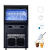 imageVEVOR Commercial Ice Maker 80lb24h Ice Maker Capacity 12lbs 36 Ice Cubes in 15min LED Digital Display Freestanding SelfCleaning for Bar Office Restaurant