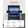 imageVEVOR Commercial Ice Maker 80lb24h Ice Maker Capacity 12lbs 36 Ice Cubes in 15min LED Digital Display Freestanding SelfCleaning for Bar Office Restaurant