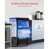 imageVEVOR Commercial Ice Maker 80lb24h Ice Maker Capacity 12lbs 36 Ice Cubes in 15min LED Digital Display Freestanding SelfCleaning for Bar Office Restaurant