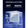 imageVEVOR Commercial Ice Maker Machine  Head 400 LbsDay Stainless Steel Ice Machine with Scheduled IceMaking SelfCleaning Adjustable Thickness Ideal for Restaurant Bar Cafe Hotel  Head Only
