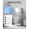 imageVEVOR Commercial Ice Maker Machine  Head 400 LbsDay Stainless Steel Ice Machine with Scheduled IceMaking SelfCleaning Adjustable Thickness Ideal for Restaurant Bar Cafe Hotel  Head Only