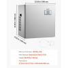 imageVEVOR Commercial Ice Maker Machine  Head 400 LbsDay Stainless Steel Ice Machine with Scheduled IceMaking SelfCleaning Adjustable Thickness Ideal for Restaurant Bar Cafe Hotel  Head Only