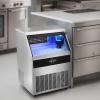 imageVEVOR Commercial Ice Maker Machine 330lbs24H Ice Maker Machine with 88lbs Storage Capacity 126 Ice Cubes in 1215 Minutes LED Digital Display Commercial Ice Maker for Bar Home Restaurant SilverSilver