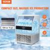 imageVEVOR Commercial Ice Maker Machine 330lbs24H Ice Maker Machine with 88lbs Storage Capacity 126 Ice Cubes in 1215 Minutes LED Digital Display Commercial Ice Maker for Bar Home Restaurant SilverSilver