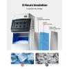 imageVEVOR Commercial Ice Maker Machine 450LBS24H IceMaking Machine with 250LBS Stainless Steel Storage Bin Auto SelfCleaning Ice Maker with Touchscreen for Bar Cafe Restaurant Business Commercial
