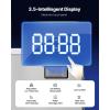 imageVEVOR Commercial Ice Maker Machine 450LBS24H IceMaking Machine with 250LBS Stainless Steel Storage Bin Auto SelfCleaning Ice Maker with Touchscreen for Bar Cafe Restaurant Business Commercial