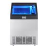 imageVEVOR Commercial Ice Maker Machine with 2 Water Inlets 130lbs24H Ice Maker with 33lbs Storage Bin 55 Ice Cubes in 15 Mins LED Digital Display Freestanding ampamp SelfCleaning for Bar Office Restaurant300lbs24H