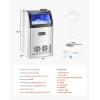 imageVEVOR Commercial Ice Maker Machine with 2 Water Inlets 130lbs24H Ice Maker with 33lbs Storage Bin 55 Ice Cubes in 15 Mins LED Digital Display Freestanding ampamp SelfCleaning for Bar Office Restaurant130lbs24H