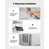 imageVEVOR Commercial Ice Maker Storage Bin 300 LBS Capacity IceBin Stainless Steel Commercial Ice Storage Bin with Adjustable AntiSlip Rubber Feet Suitable for Restaurant Hotel and Beverage Shops