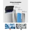 imageVEVOR Commercial Ice Maker Storage Bin 300 LBS Capacity IceBin Stainless Steel Commercial Ice Storage Bin with Adjustable AntiSlip Rubber Feet Suitable for Restaurant Hotel and Beverage Shops